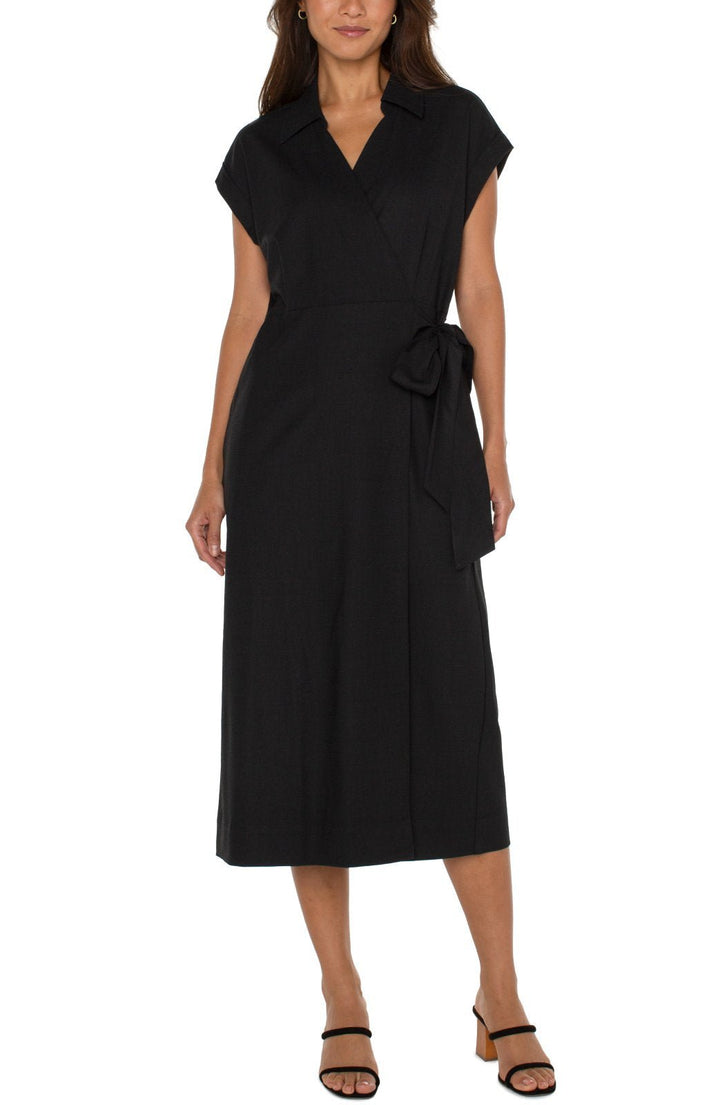 Collared Wrap Dress from Liverpool - High Call Outfitters