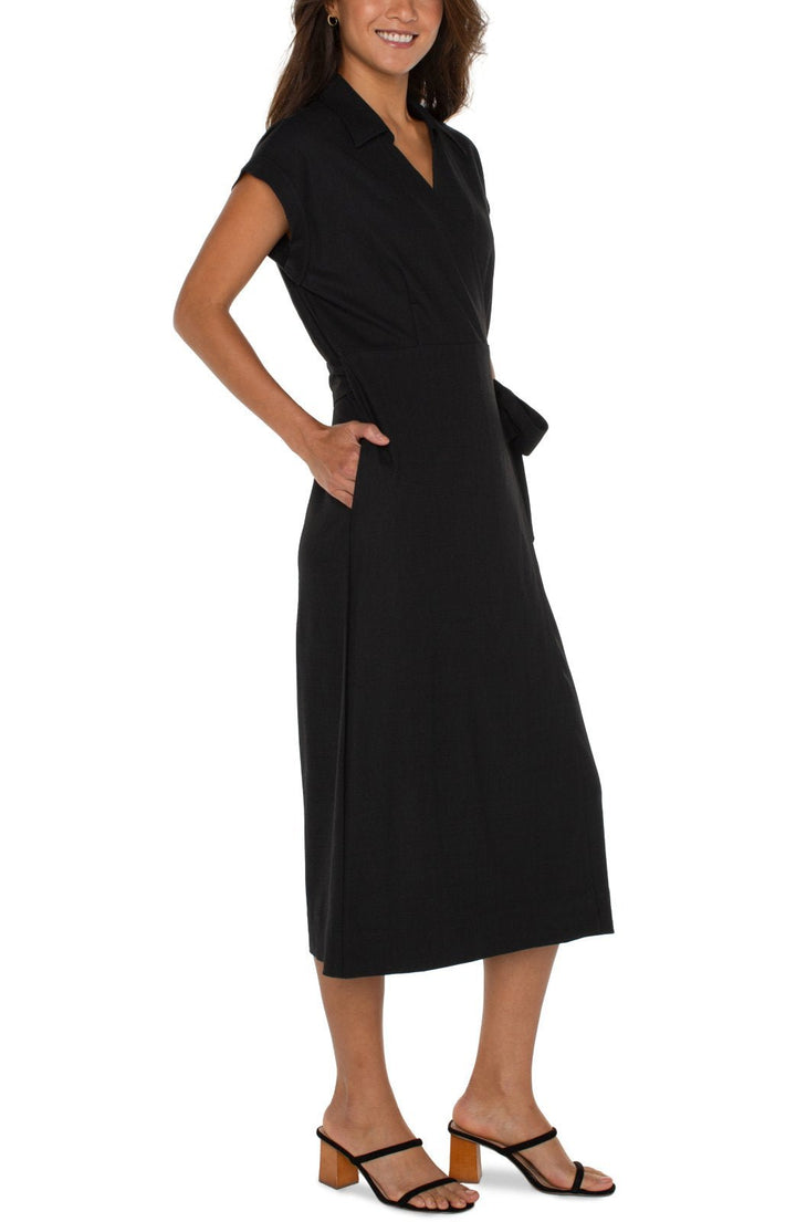Collared Wrap Dress from Liverpool - High Call Outfitters