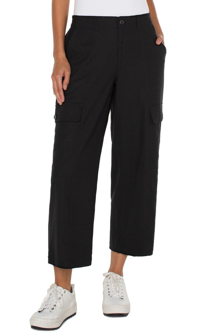Crop High Rise Cargo Pant from Liverpool