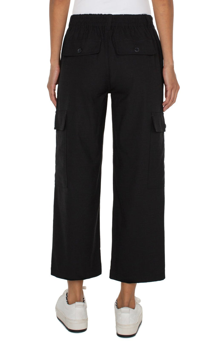 Crop High Rise Cargo Pant from Liverpool