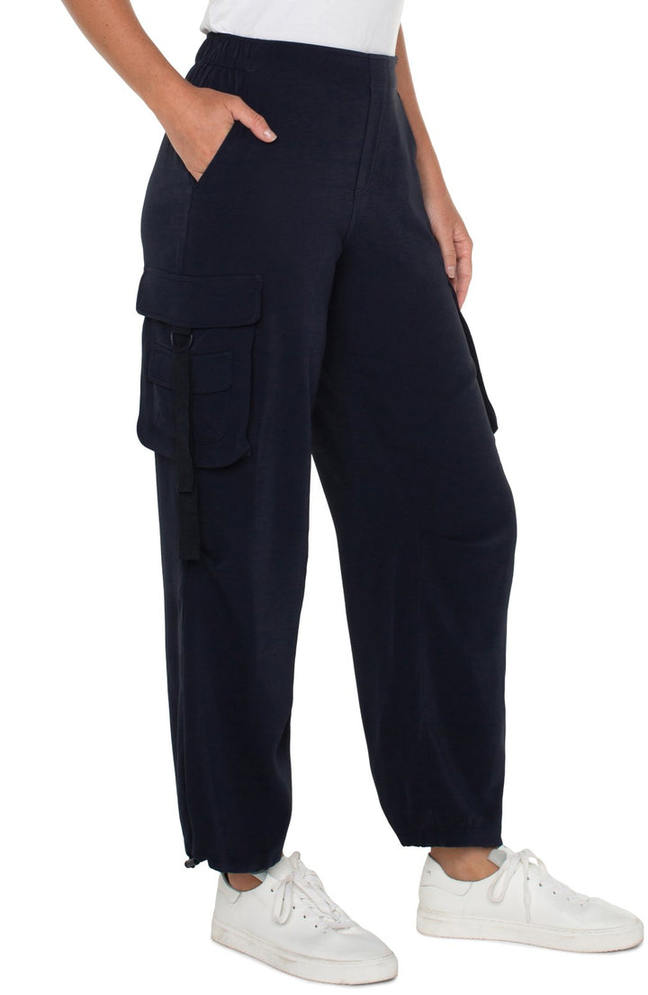 Cinch Pull On Parachute Cargo Pant from Liverpool