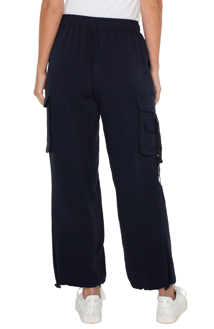 Cinch Pull On Parachute Cargo Pant from Liverpool