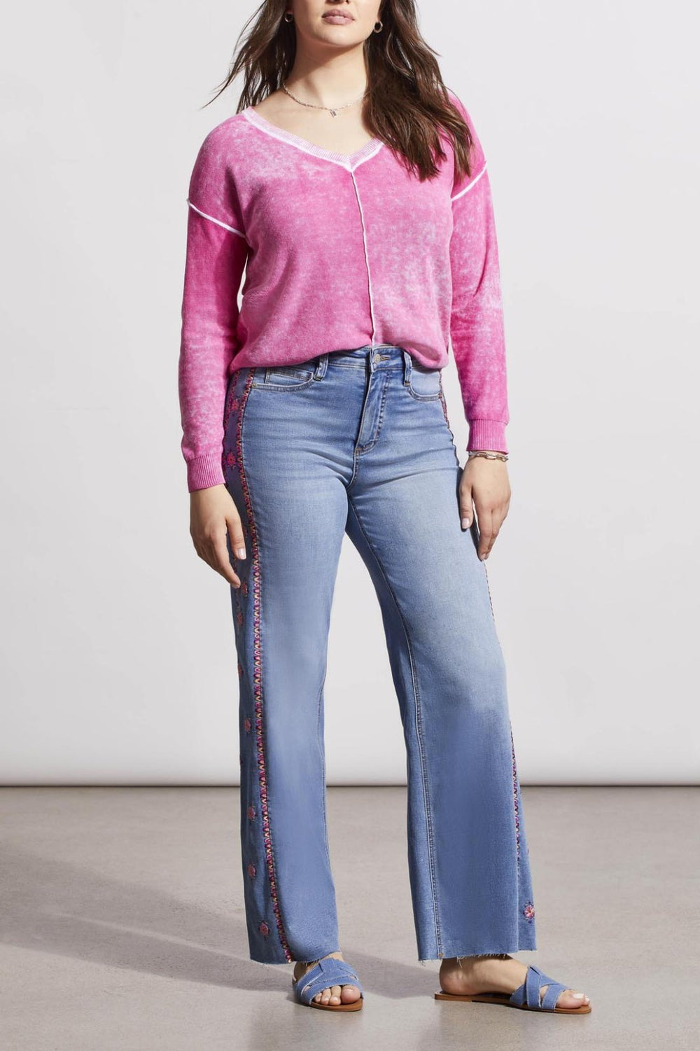 Brooke Embroidered Denim from Tribal - High Call Outfitters