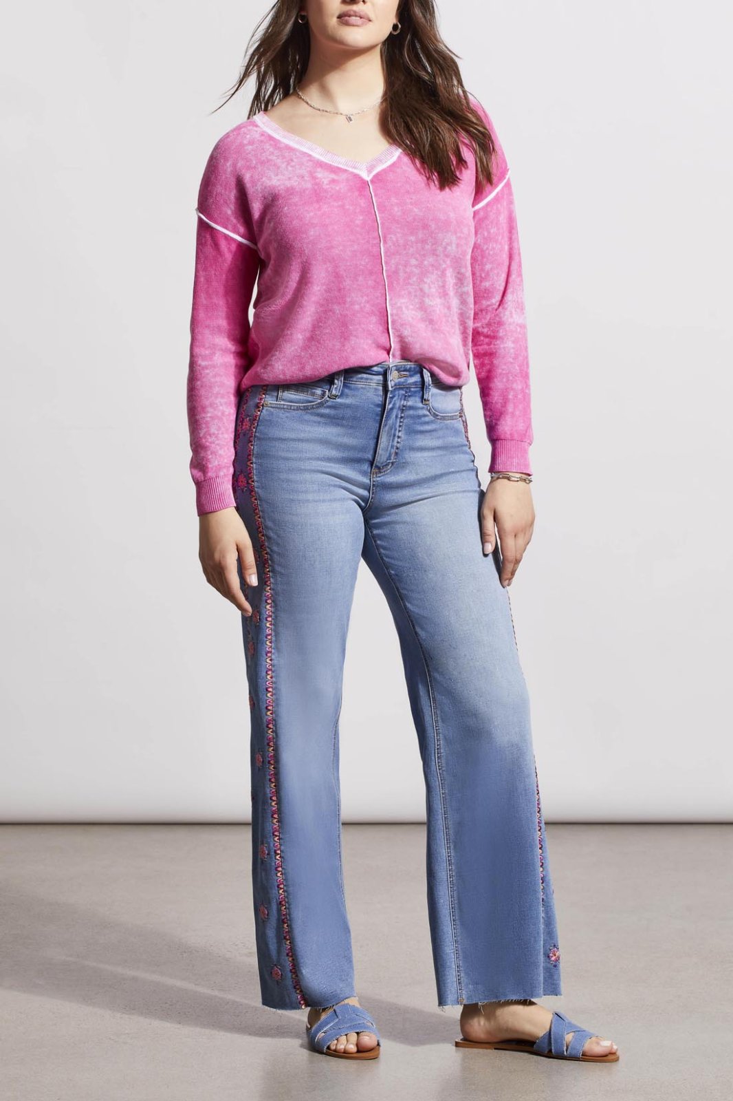 Brooke Embroidered Denim from Tribal