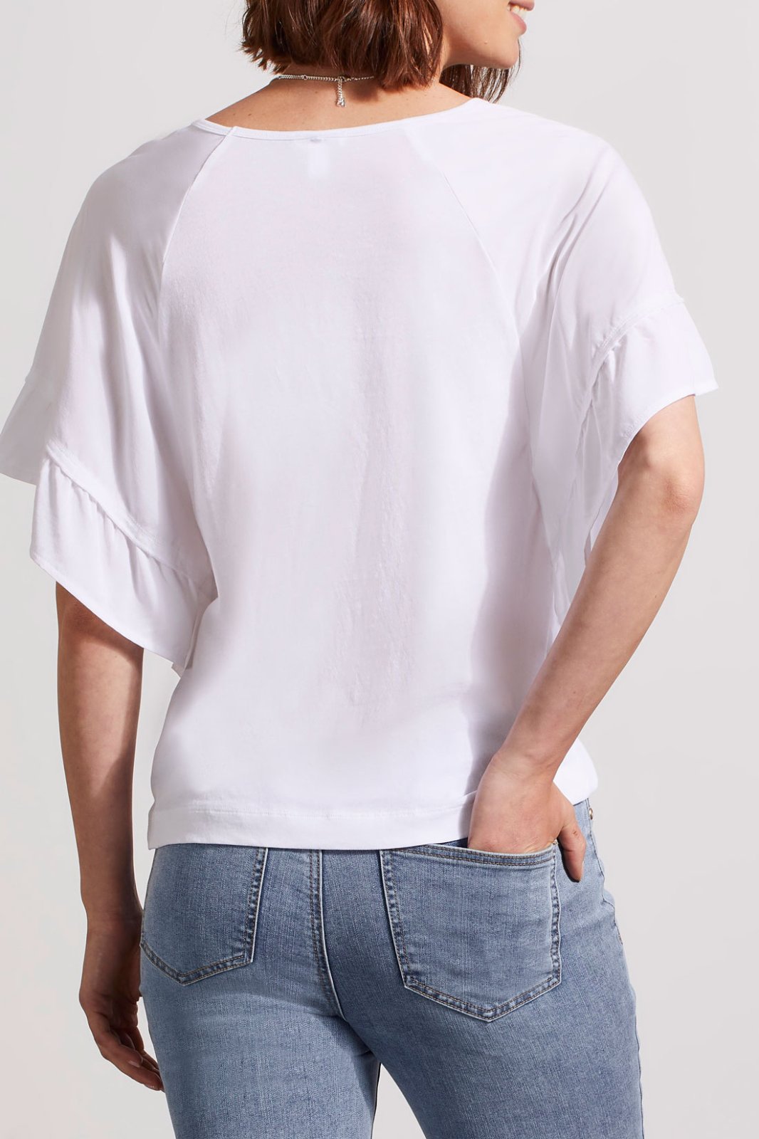 Raglan Combo Sleeve Top from Tribal