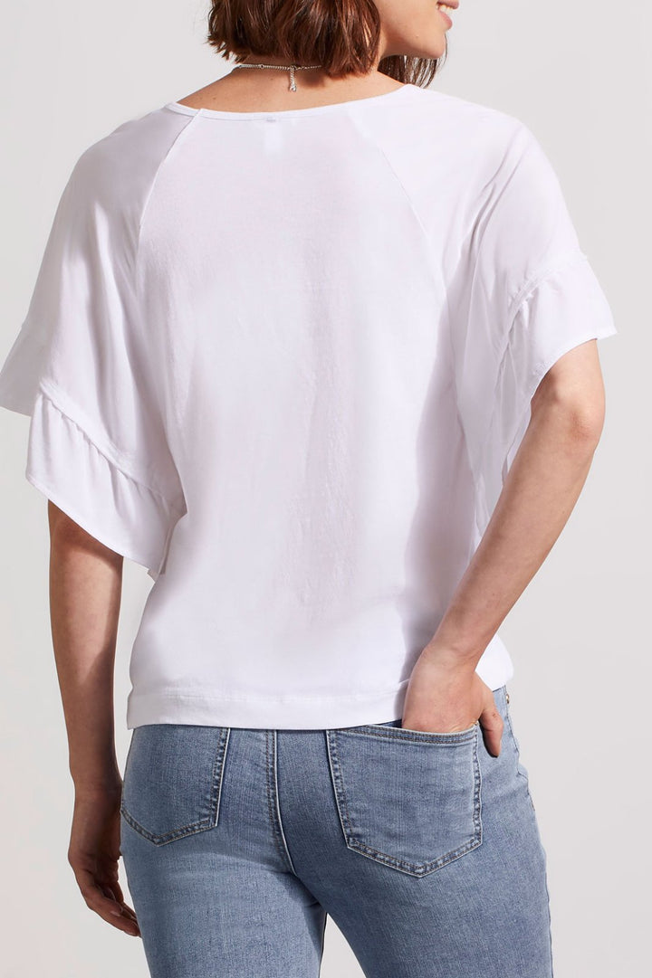 Raglan Combo Sleeve Top from Tribal