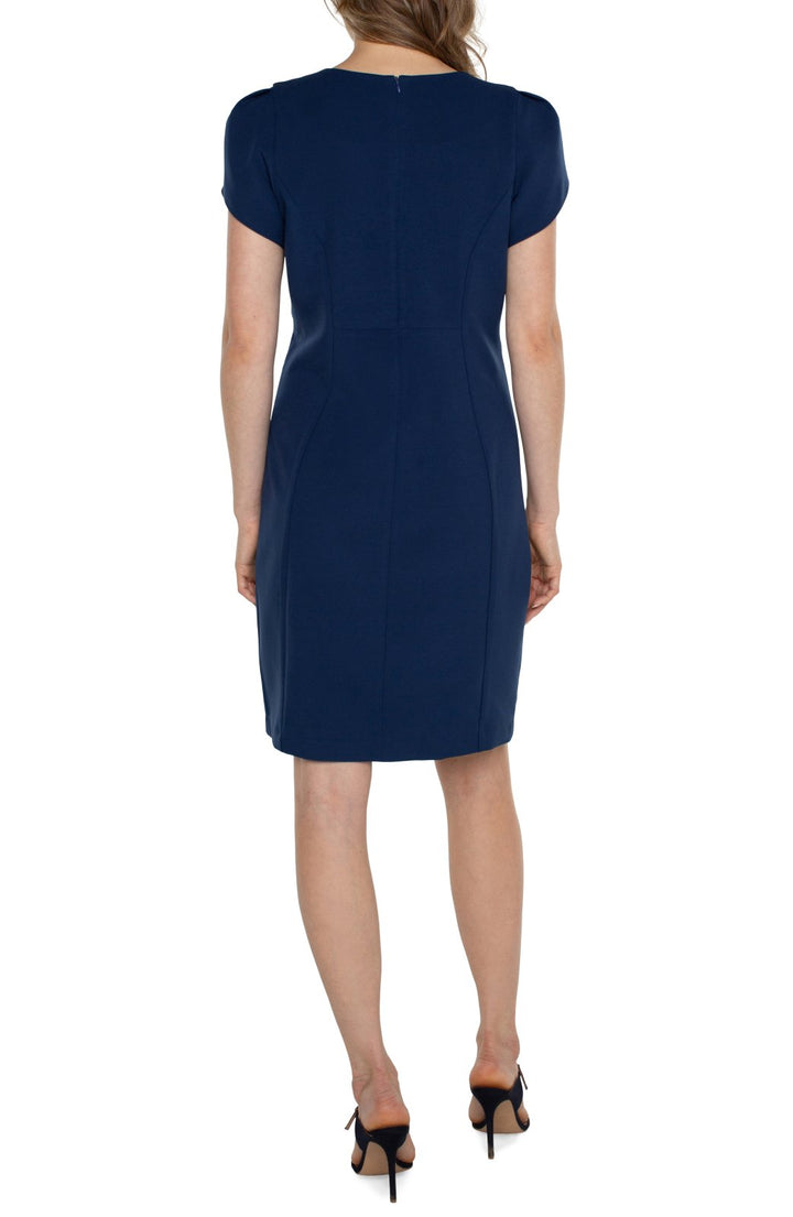 Tulip Sleeve Sheath Dress from Liverpool