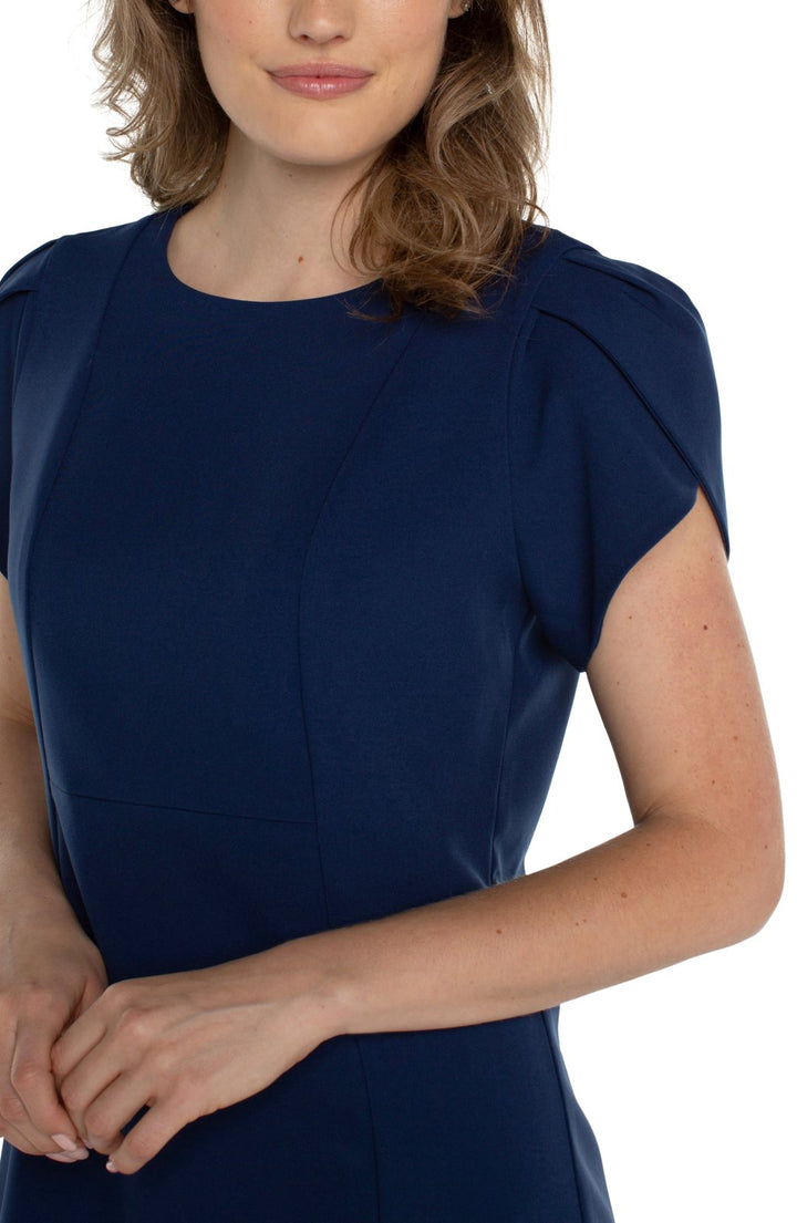Tulip Sleeve Sheath Dress from Liverpool