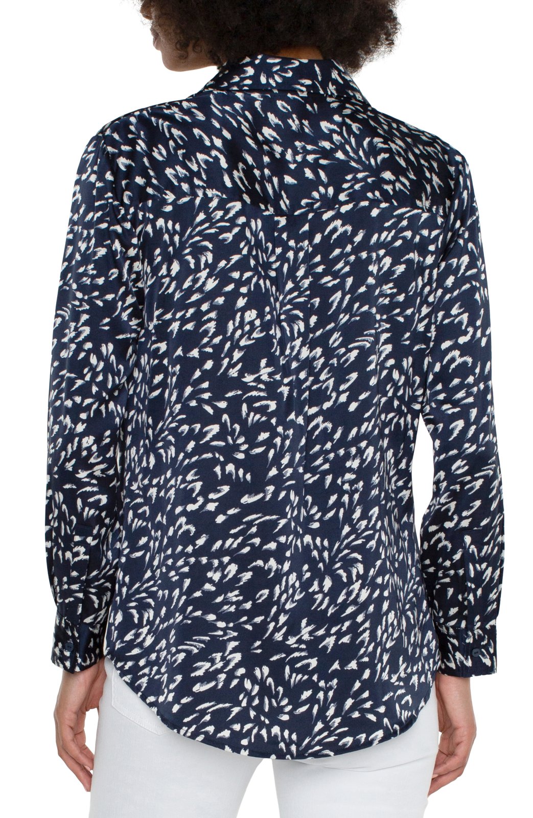 Flap Pocket Button Front Blouse from Liverpool