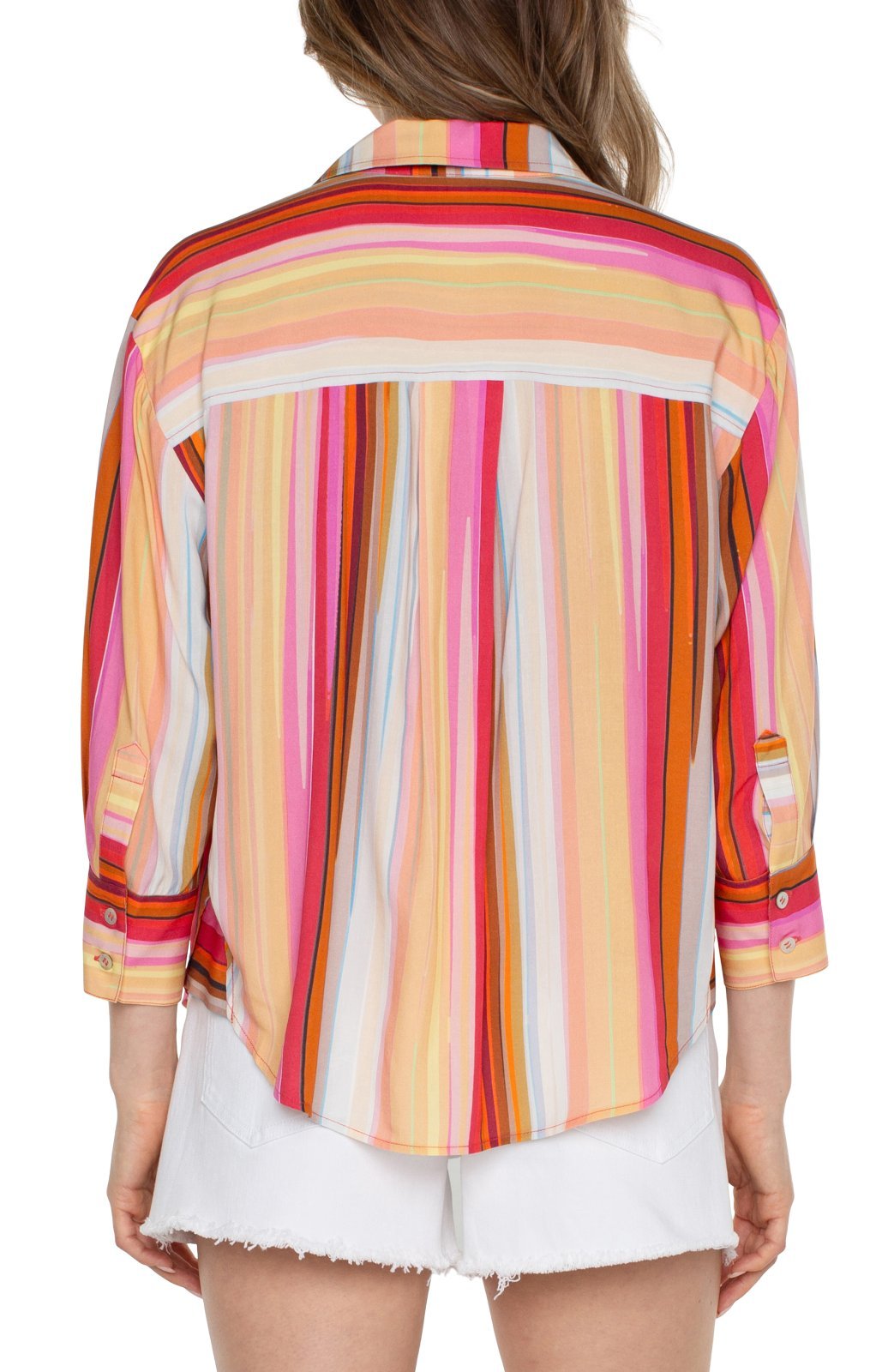 3/4 Sleeve Stripe Blouse from Liverpool - High Call Outfitters