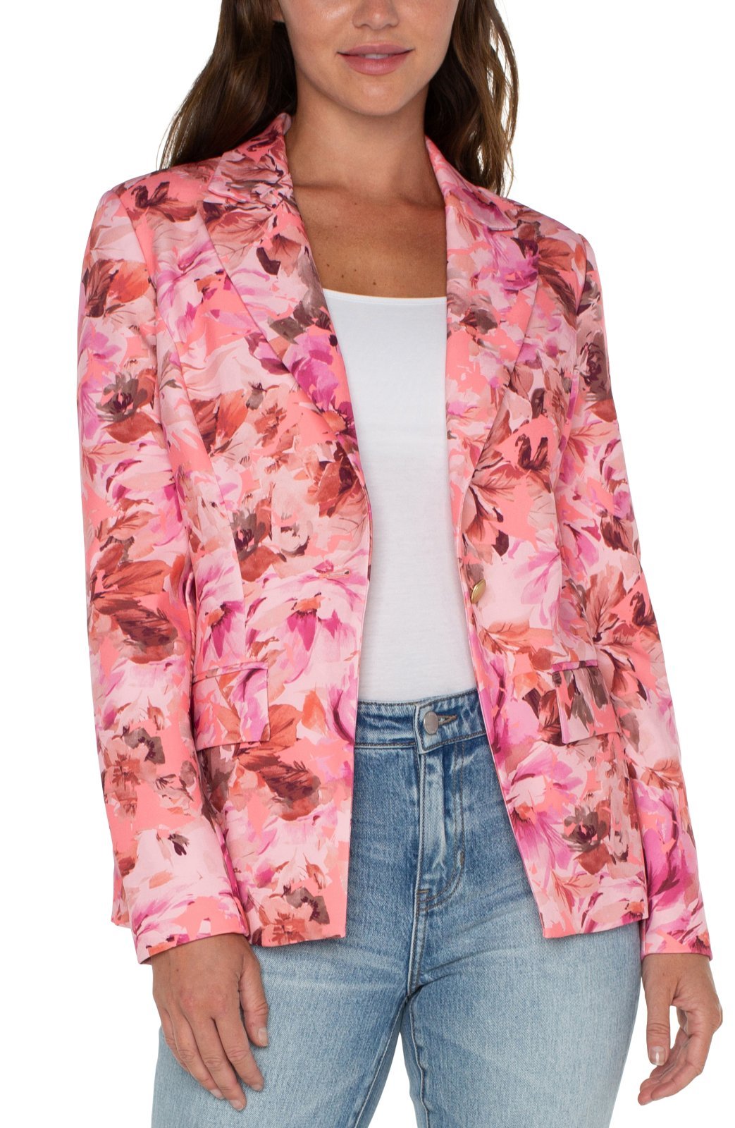 Notch Collar Blazer from Liverpool - High Call Outfitters