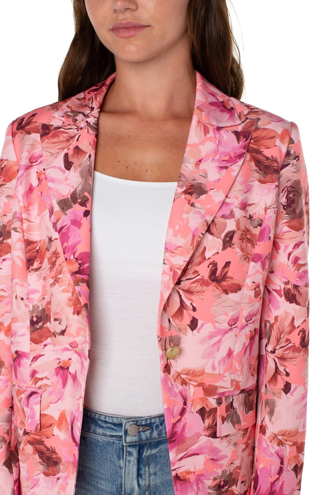 Notch Collar Blazer from Liverpool - High Call Outfitters