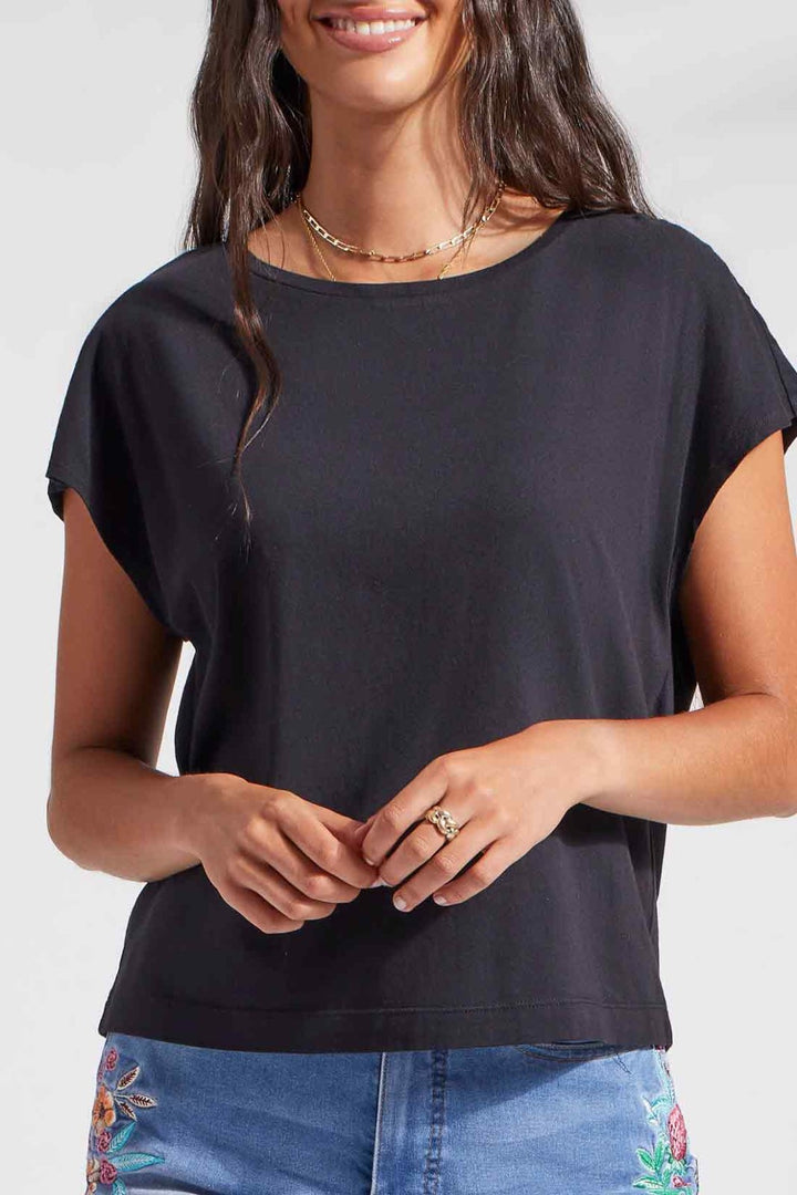 Cap Sleeve Solid Top from Tribal