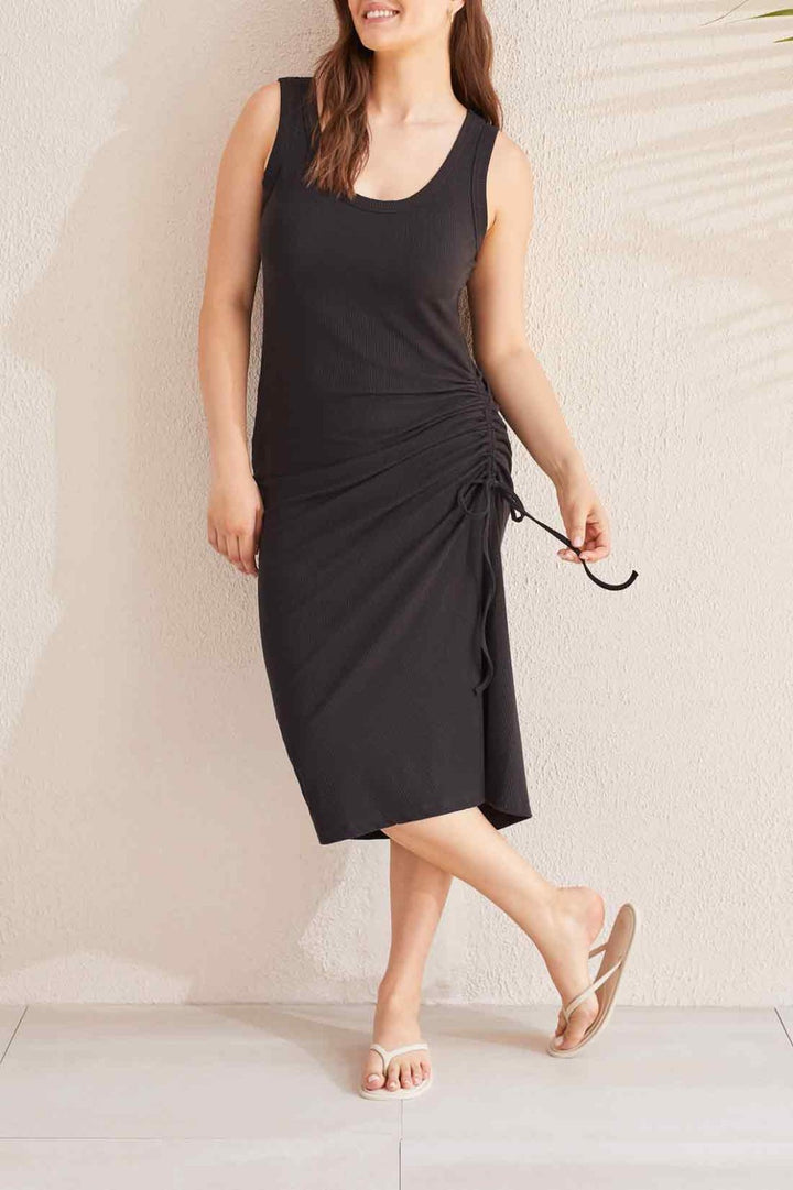 Tank Dress with Side Ruching from Tribal - High Call Outfitters