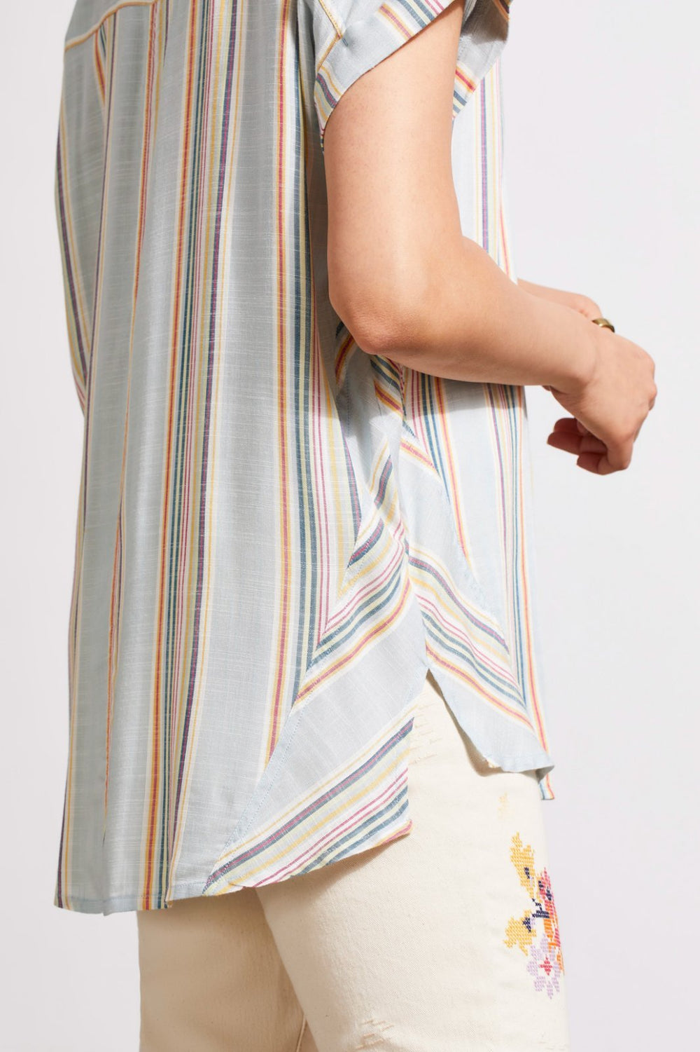Stripe Camp Shirt from Tribal - High Call Outfitters