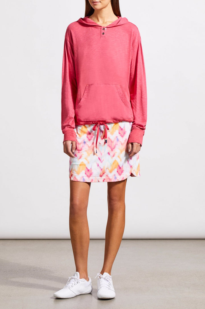 2 Button Hooded Lightweight Pullover from Tribal