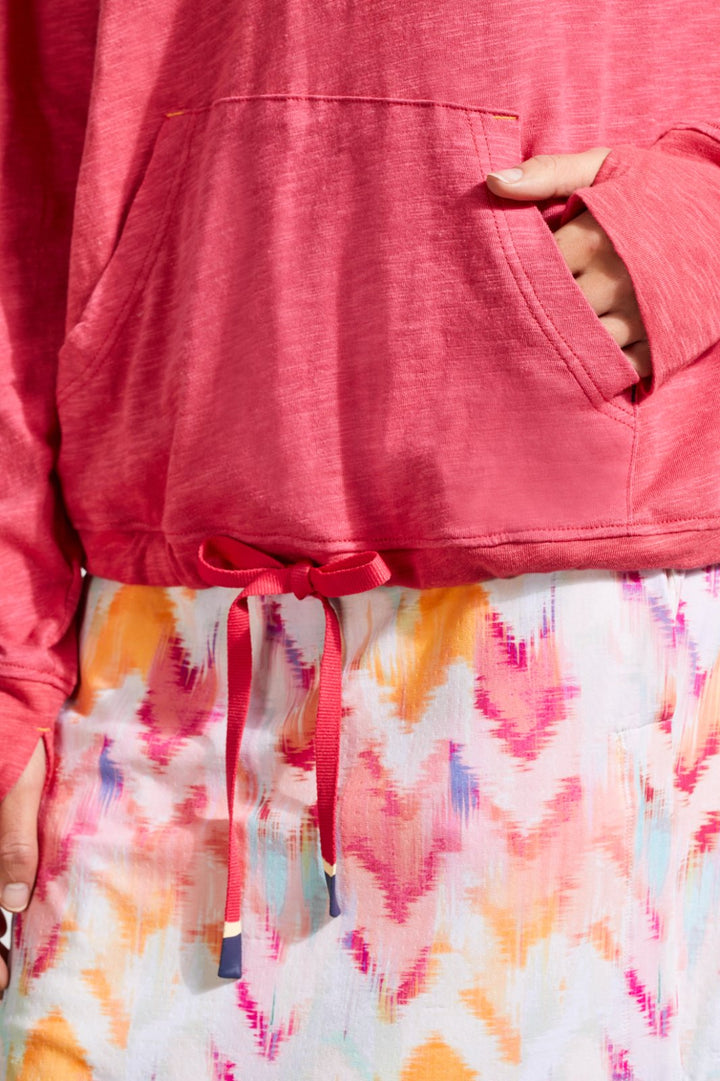 2 Button Hooded Lightweight Pullover from Tribal