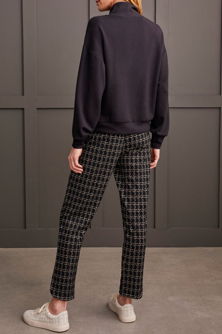 1/4 Zip Drop Shoulder Top from Tribal