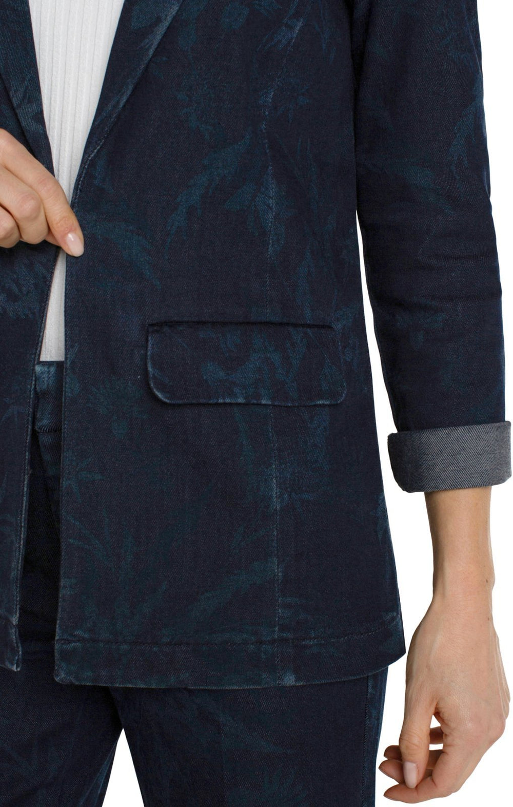 All Over Print Boyfriend Blazer from Liverpool - High Call Outfitters