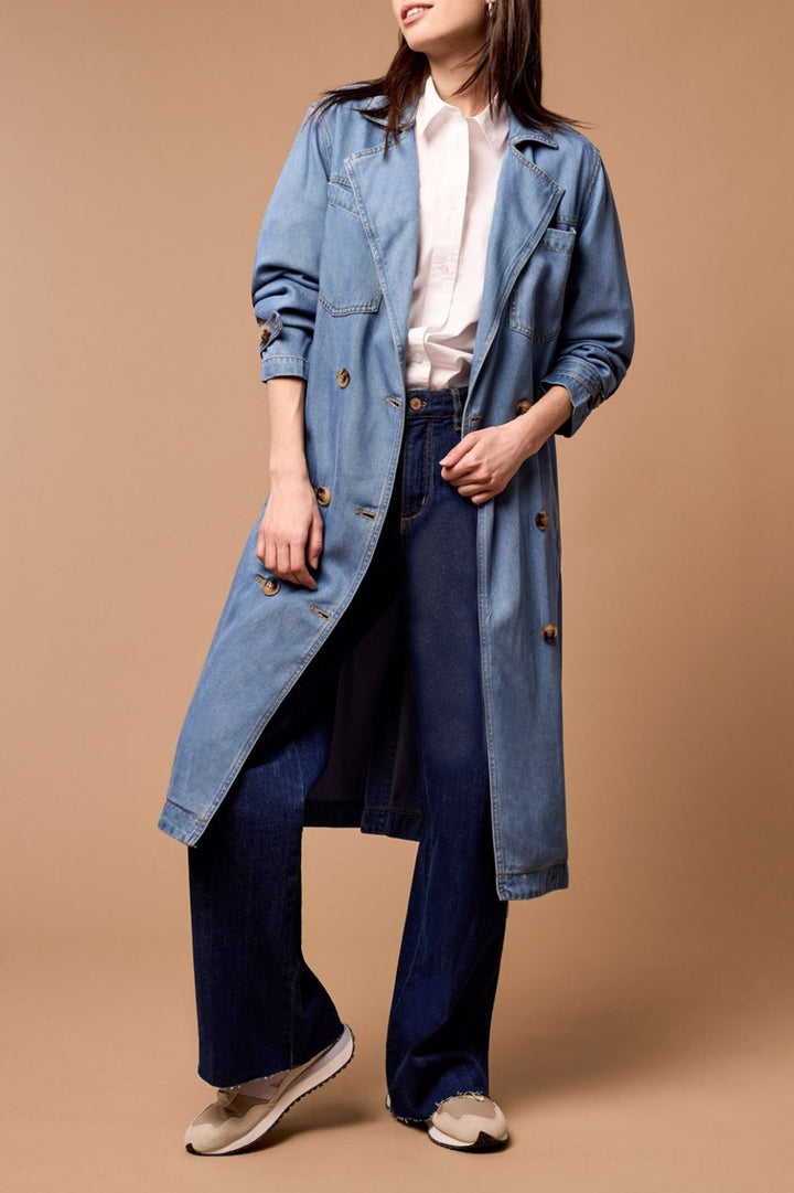 Denim Trench Coat from Tribal