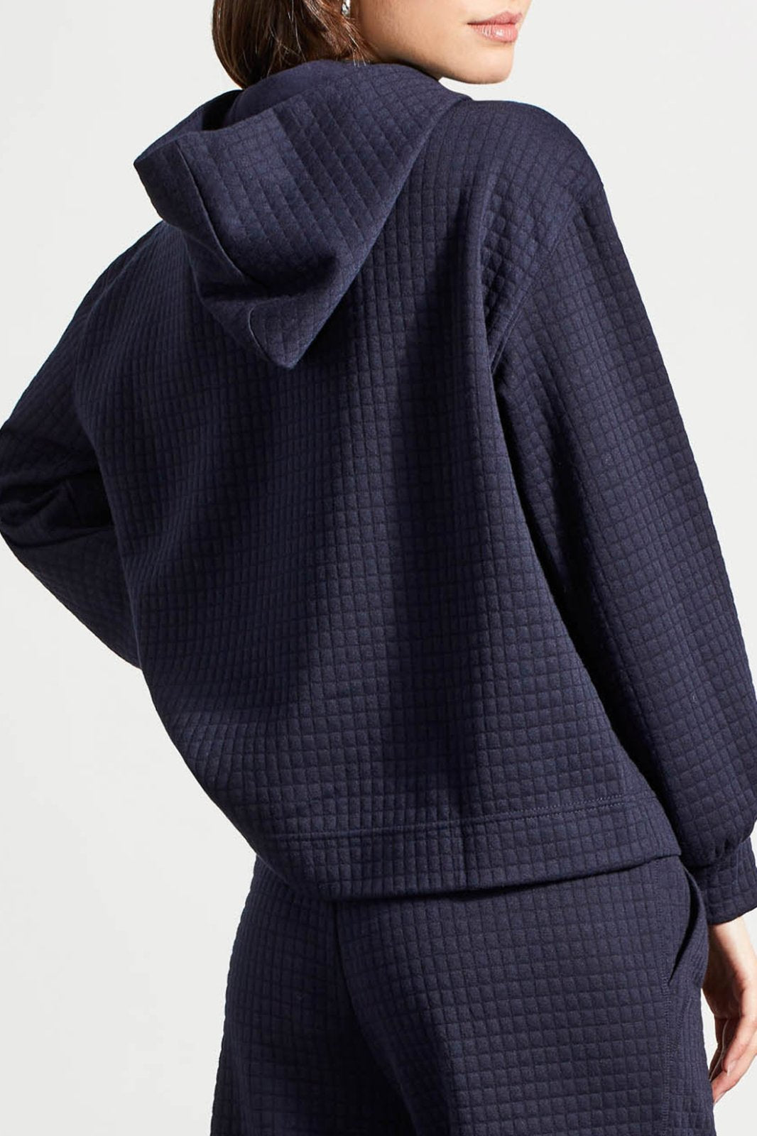 Textured Hooded Button Front Jacket from Tribal