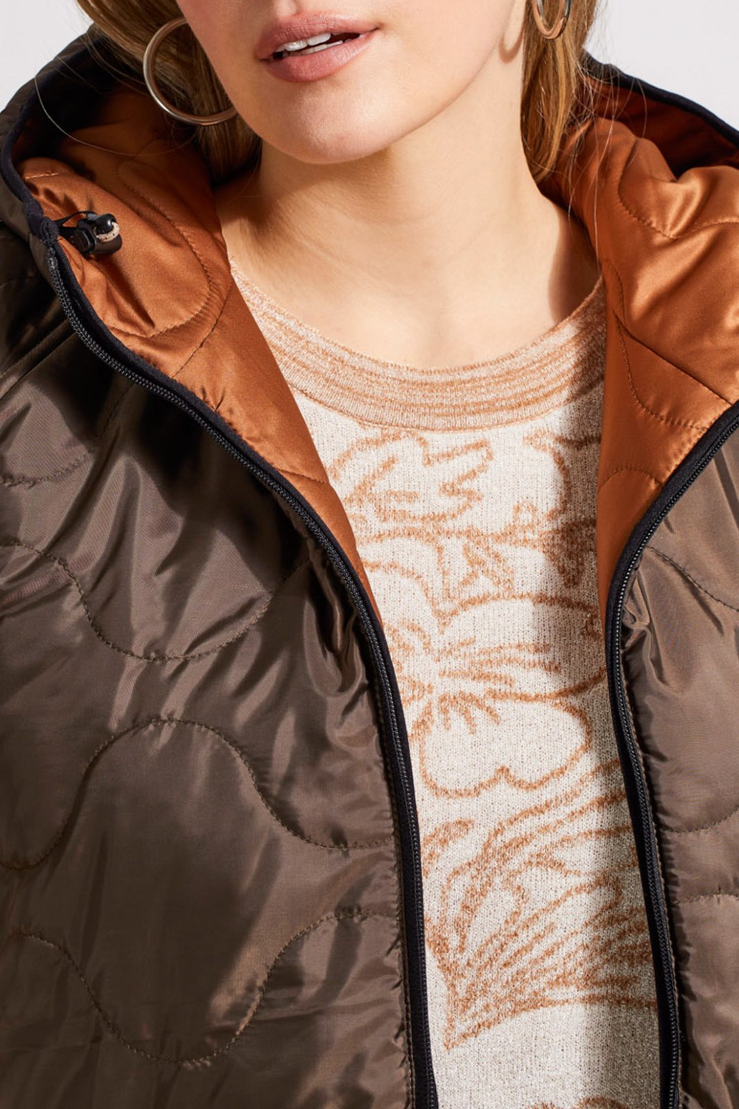 Reversible Hooded Puffer Vest from Tribal