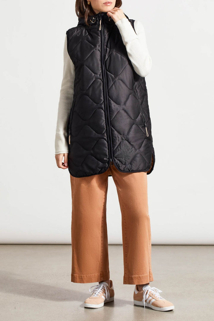 Reversible Hooded Puffer Vest from Tribal
