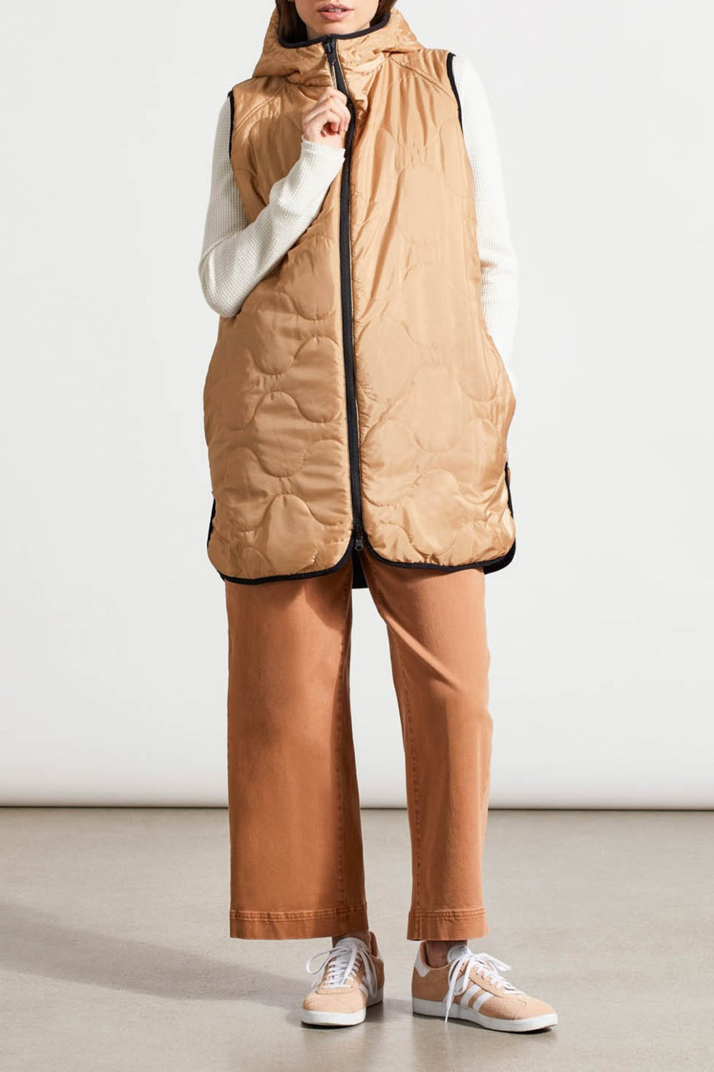 Reversible Hooded Puffer Vest from Tribal - High Call Outfitters