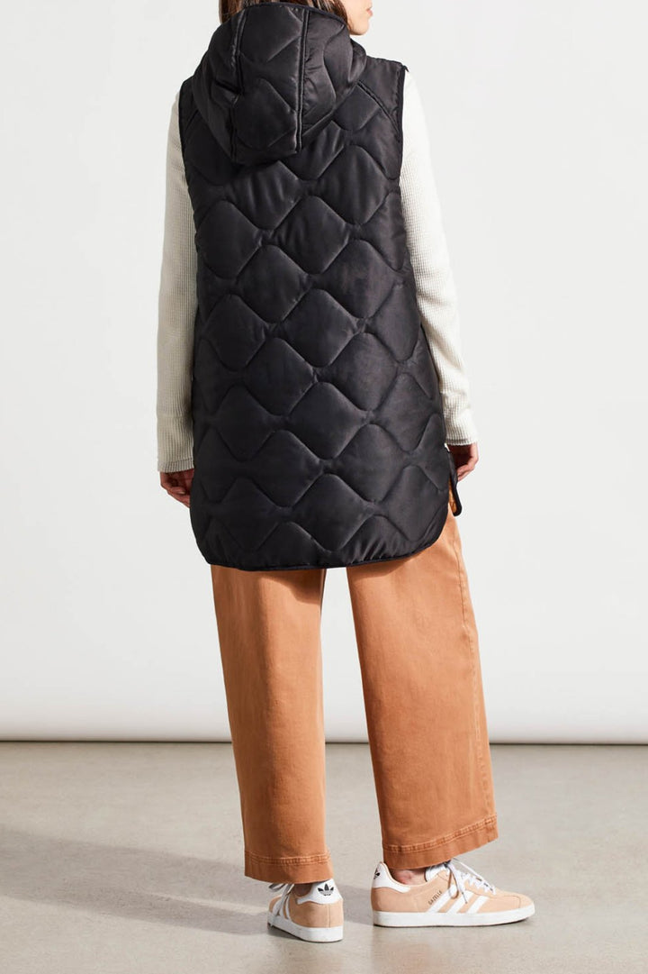 Reversible Hooded Puffer Vest from Tribal