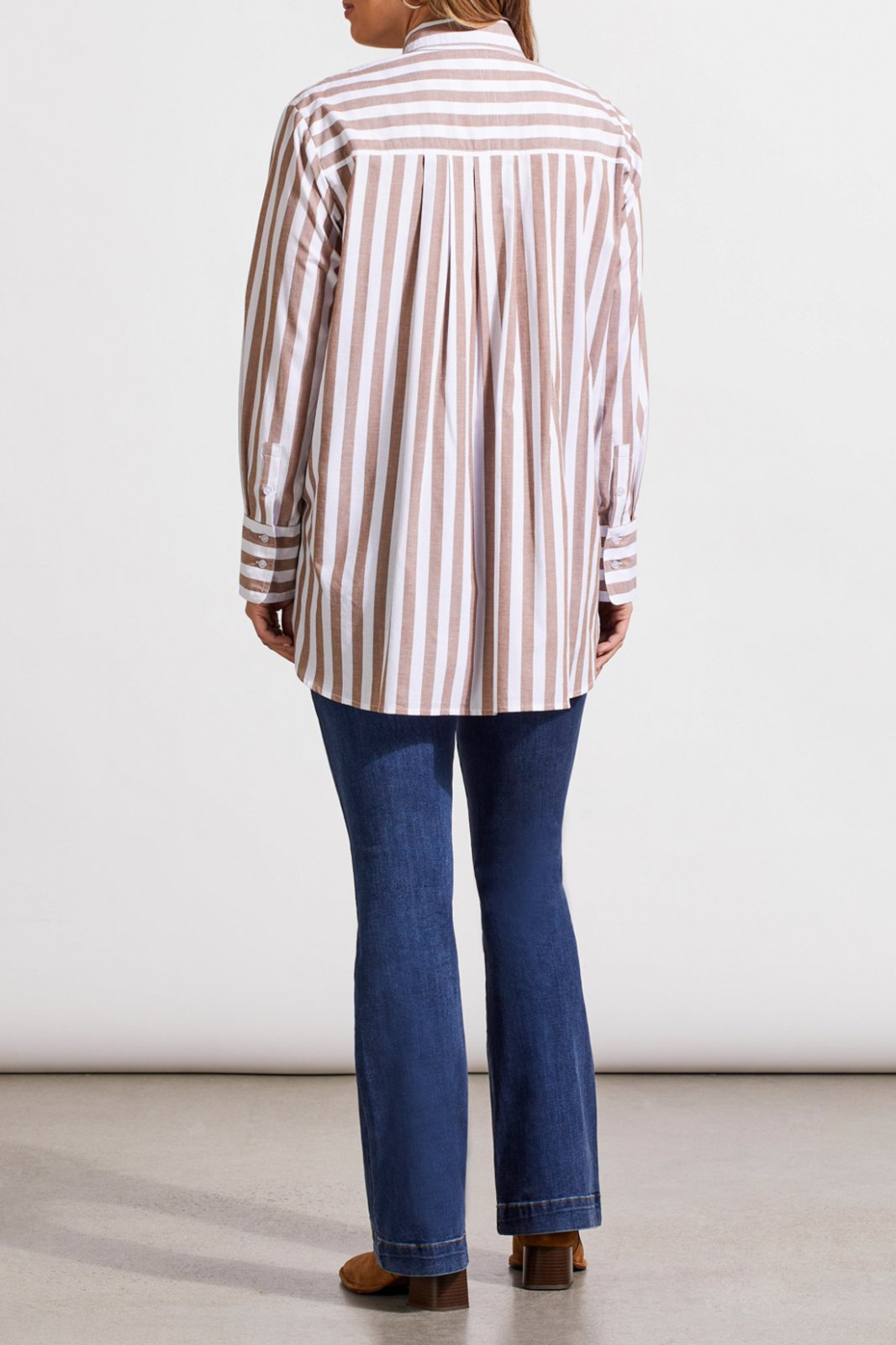 Stripe Button Front Shirt from Tribal
