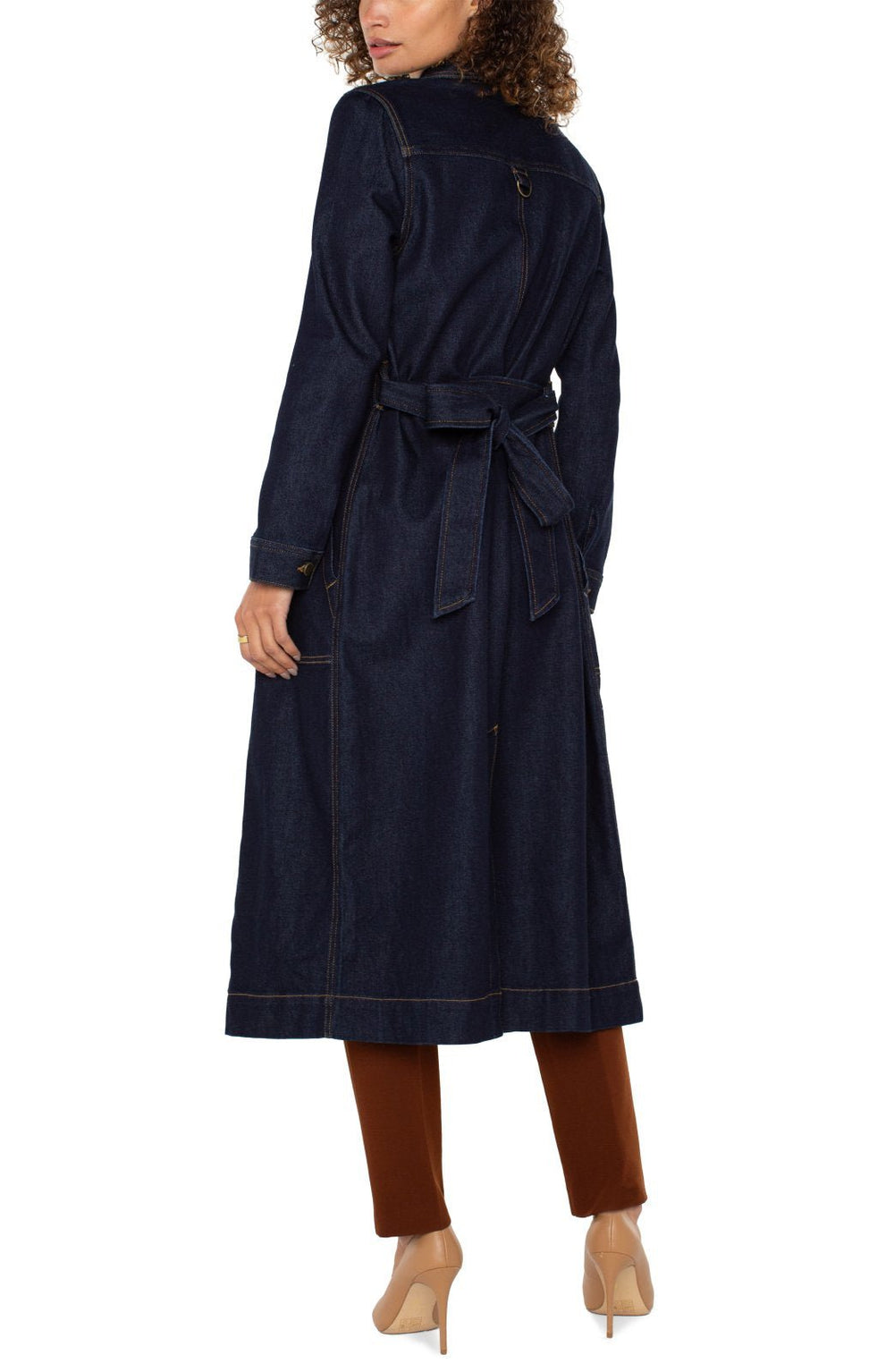 Notch Collar Duster Jacket from Liverpool - High Call Outfitters
