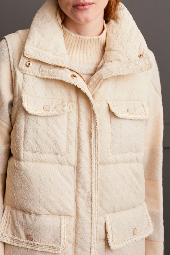 Quilted Mock Neck Vest from Tribal
