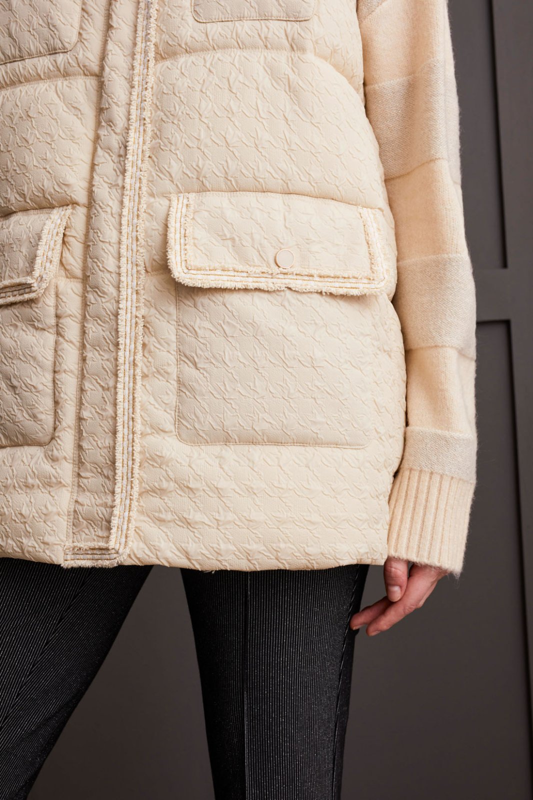 Quilted Mock Neck Vest from Tribal