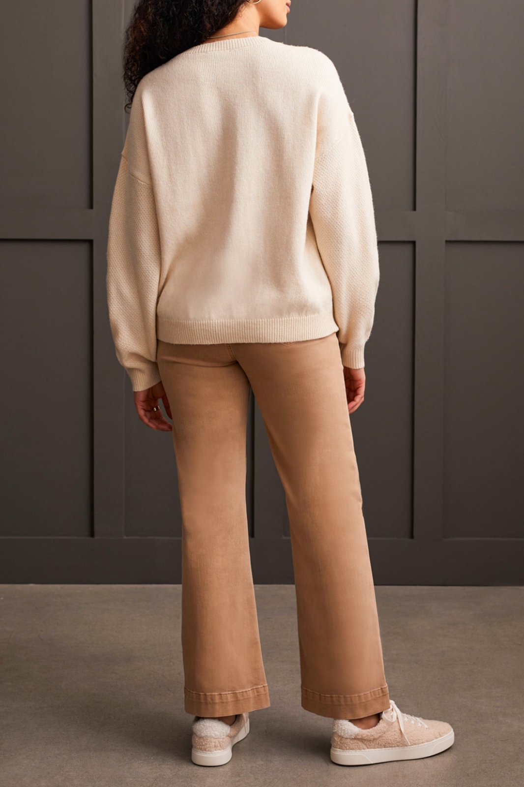 Flower Embroidered Sweater from Tribal