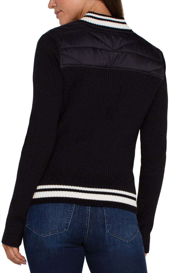 Quilted Sweater Jacket from Liverpool