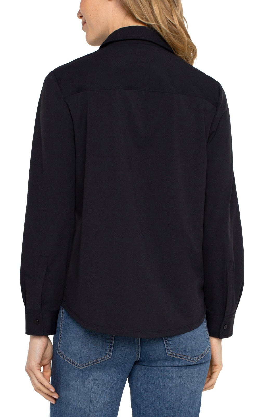 Knit Button Front Shirt from Liverpool