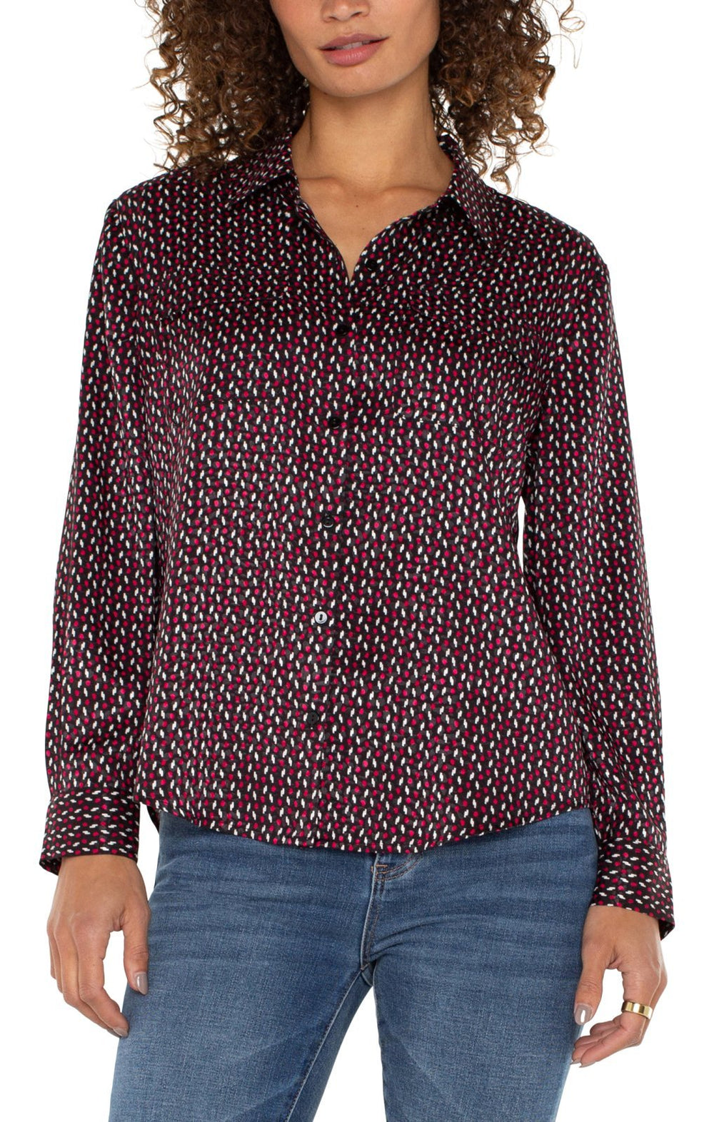 Long Sleeve Print Shirt from Liverpool - High Call Outfitters