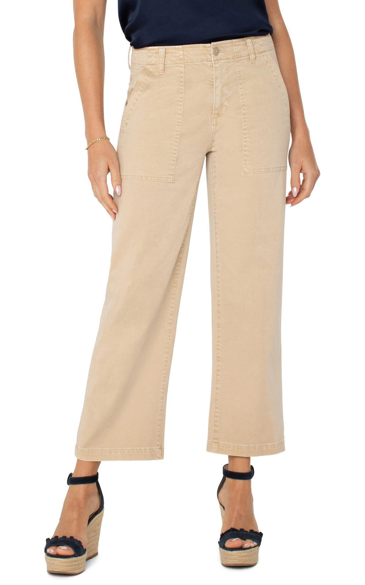 Cargo Wide Leg Crop from Liverpool