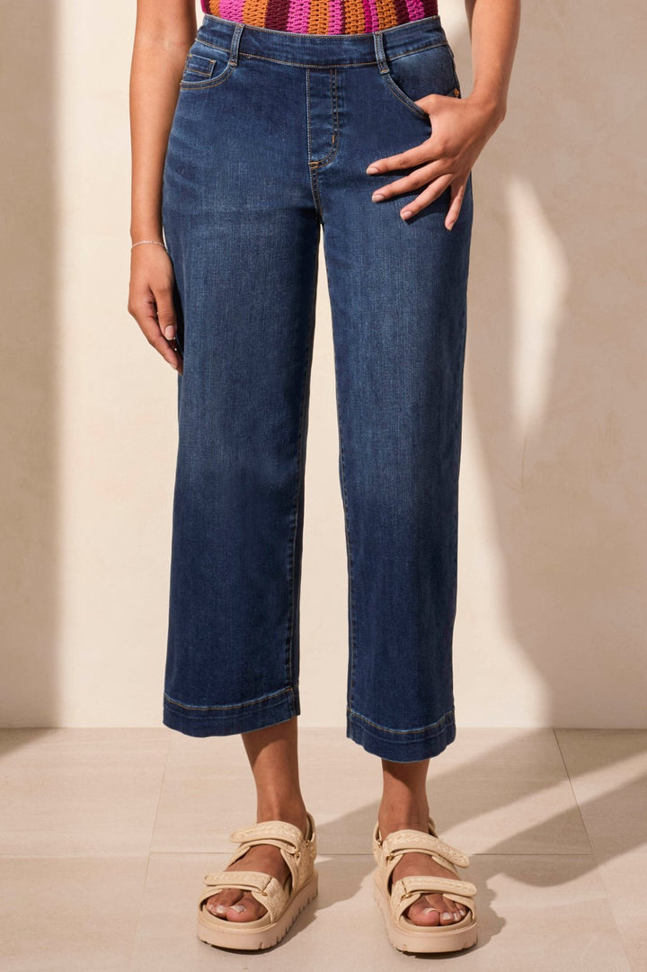 Audrey Pull On Flare Ankle Denim from Tribal