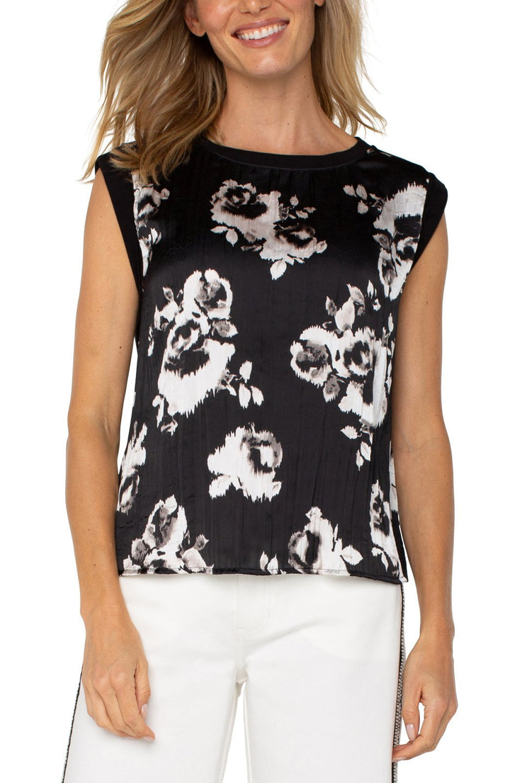 Floral Print Sleeveless Top from Liverpool - High Call Outfitters