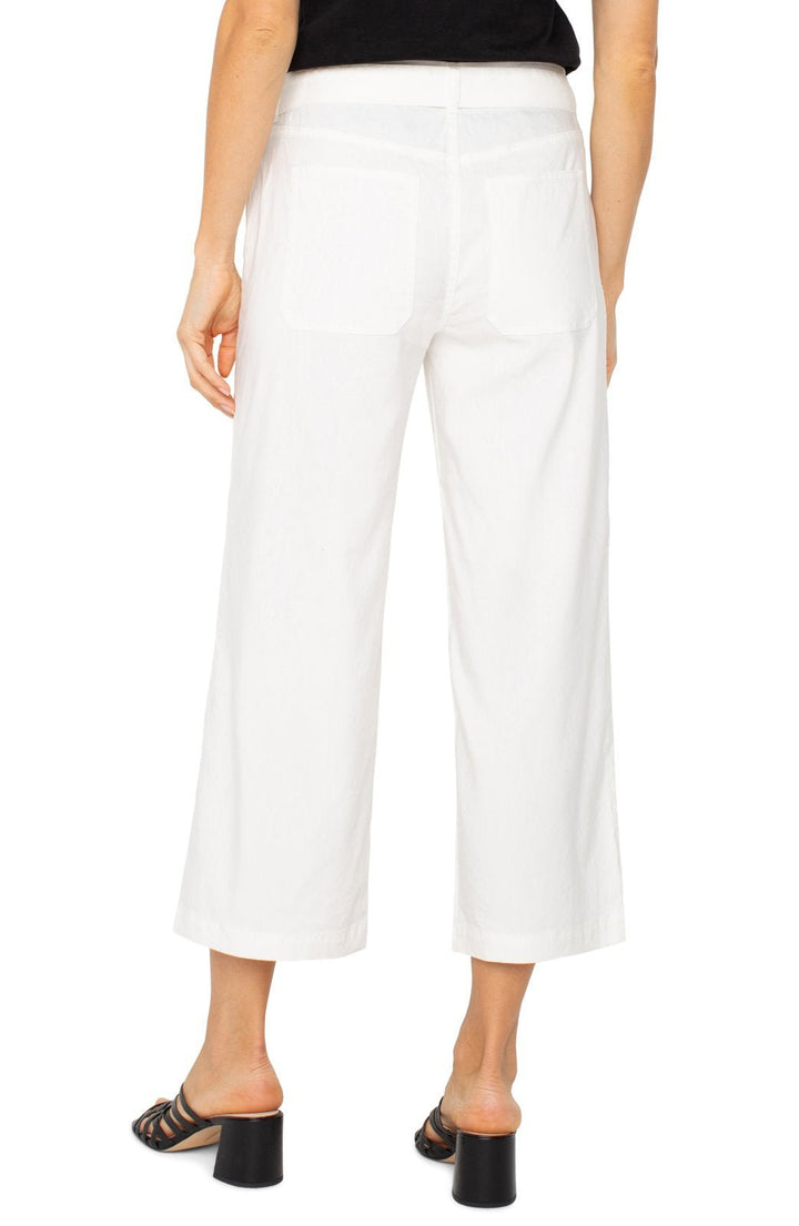 Belted Wide Leg Crop from Liverpool - High Call Outfitters