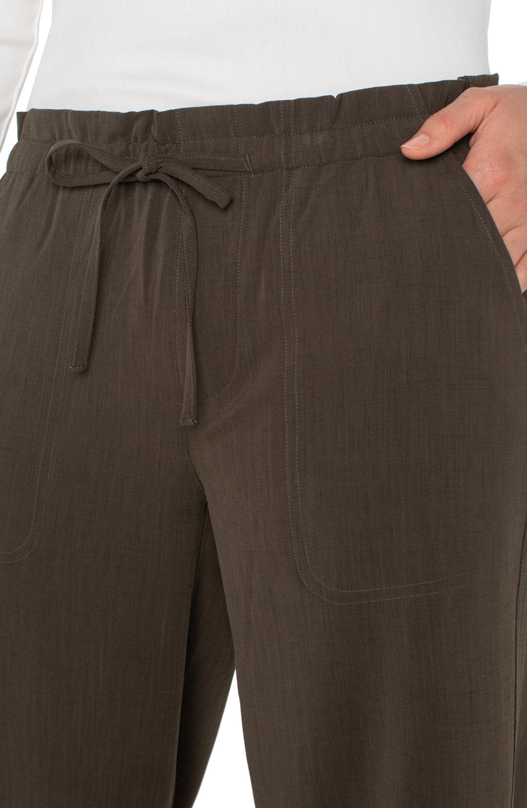Pull On Tie Waist Pant from Liverpool
