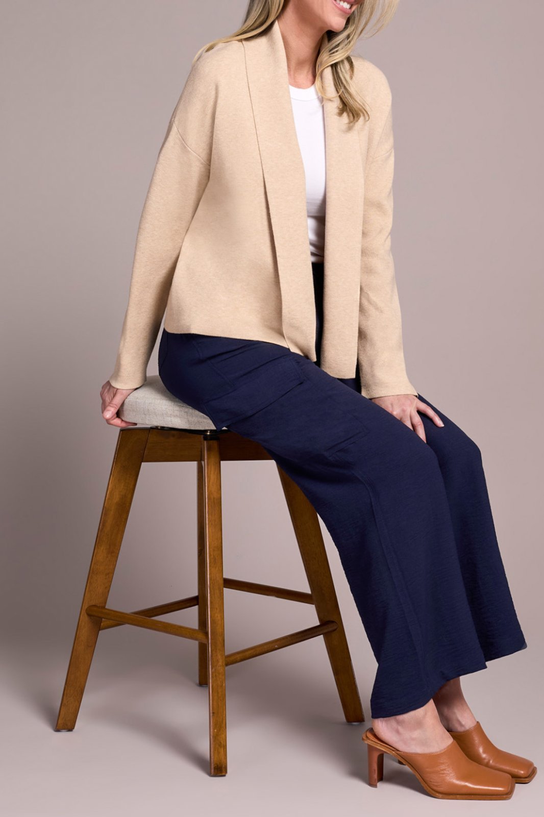 Short Coatigan Sweater from Tribal - High Call Outfitters