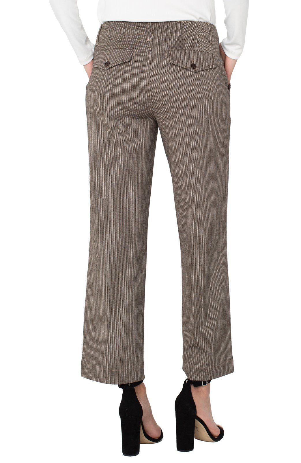 Wide Leg Stripe Trouser from Liverpool - High Call Outfitters
