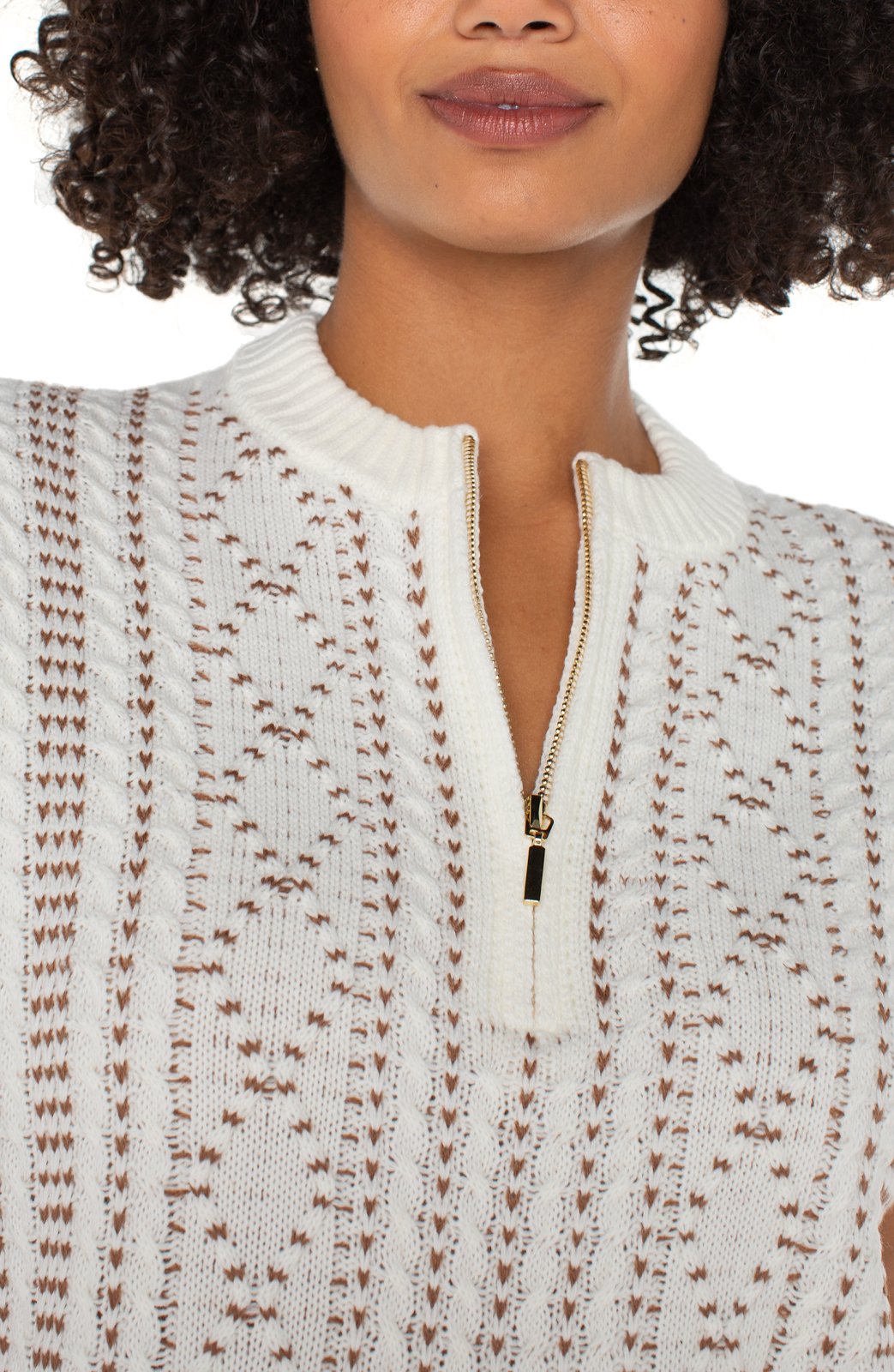 Cap Sleeve Textured Sweater from Liverpool