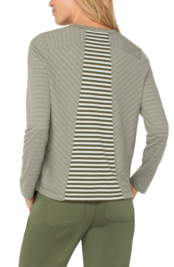 Stripe Crew Neck Top from Liverpool