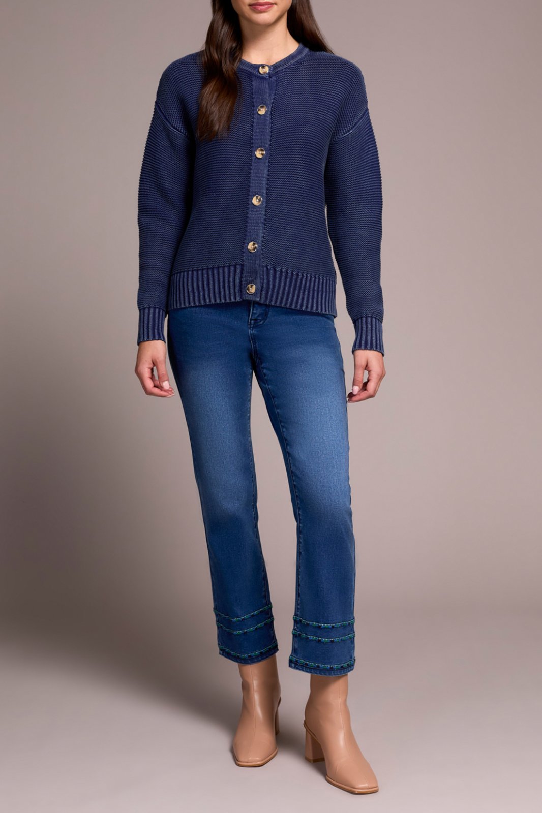 Button Front Sweater from Tribal