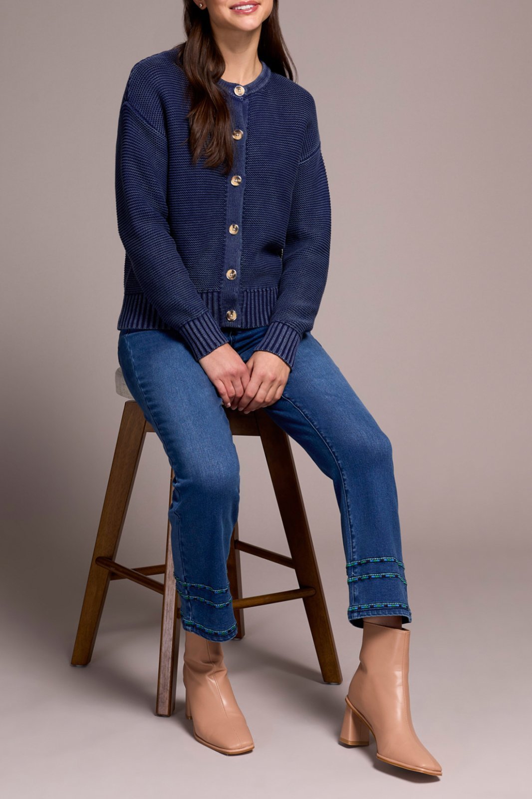 Button Front Sweater from Tribal - High Call Outfitters