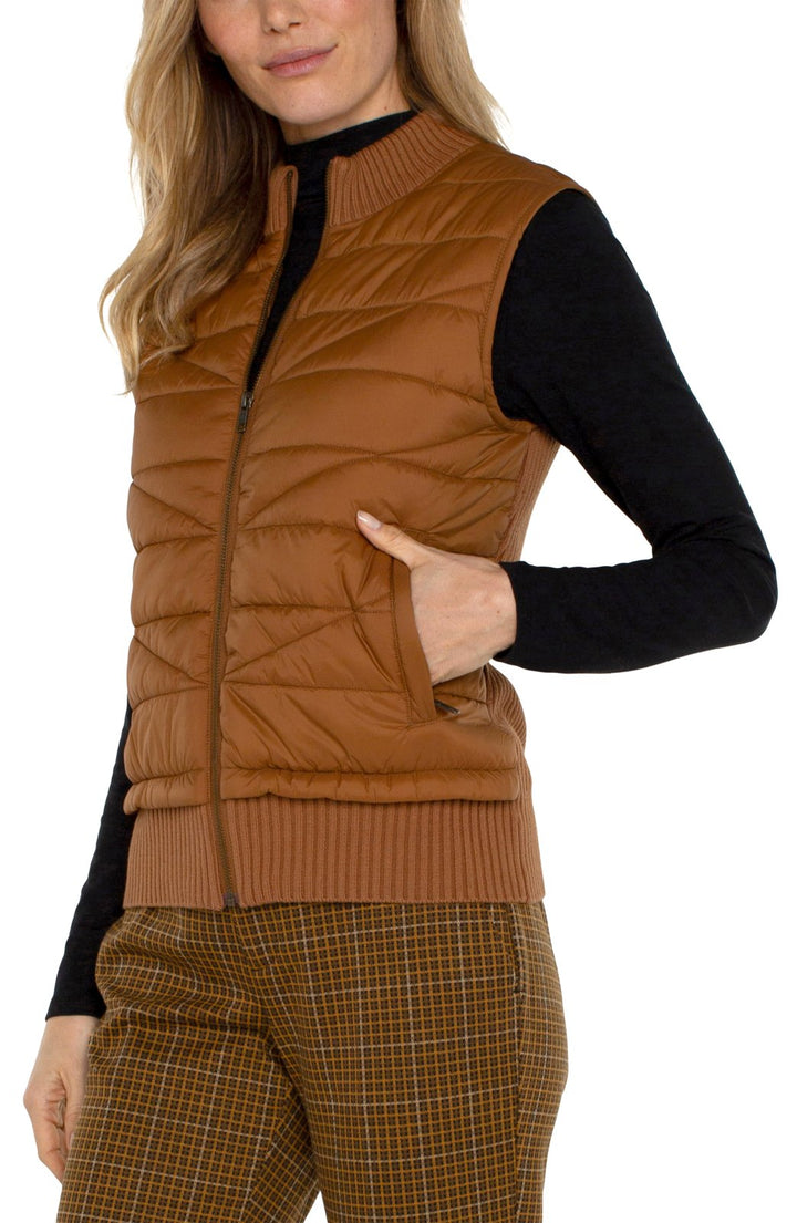 Sleeveless Quilted Vest from Liverpool