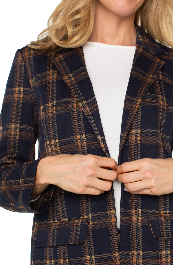 Plaid Boyfriend Blazer from Liverpool